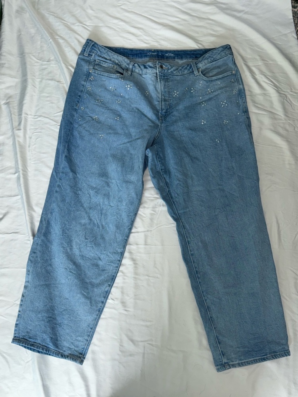 Old Navy Light Blue High-Rise O.G. Loose Jeans
